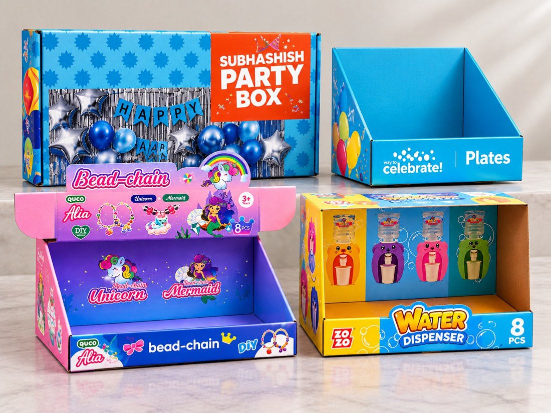 Retail display carton examples