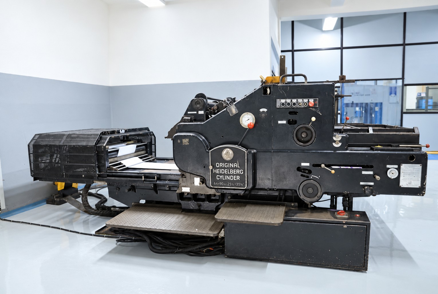 Heidelberg foil stamping at Subhashish