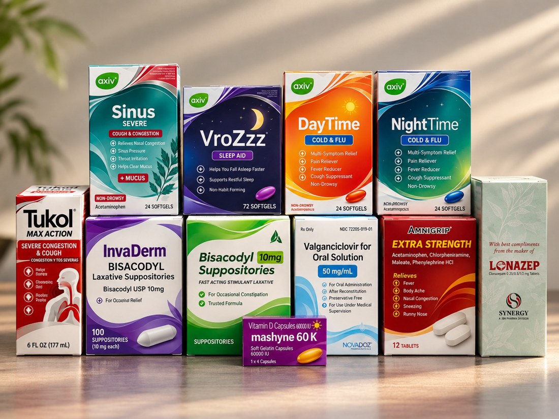 Printed pharmaceutical carton examples