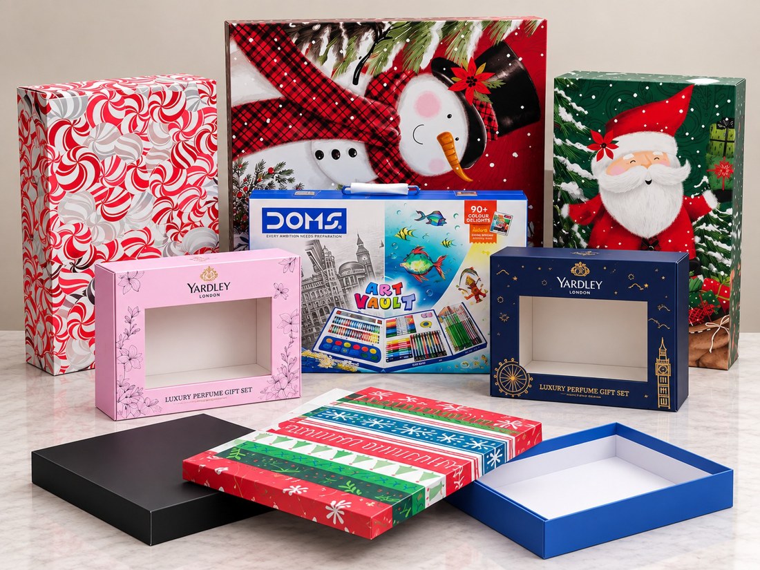 Gift and rigid packaging boxes